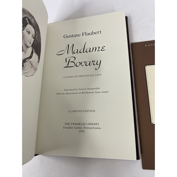Franklin Library Madame Bovary Flaubert Leather 1979 Worlds Best-Loved Books - Picture 4 of 5